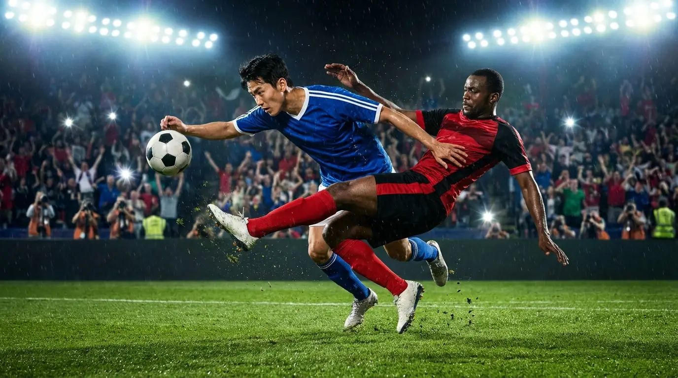 ภาพปกบทความแสดงการแข่งขันฟุตบอลไทยลีกที่ดุเดือดในยุคใหม่