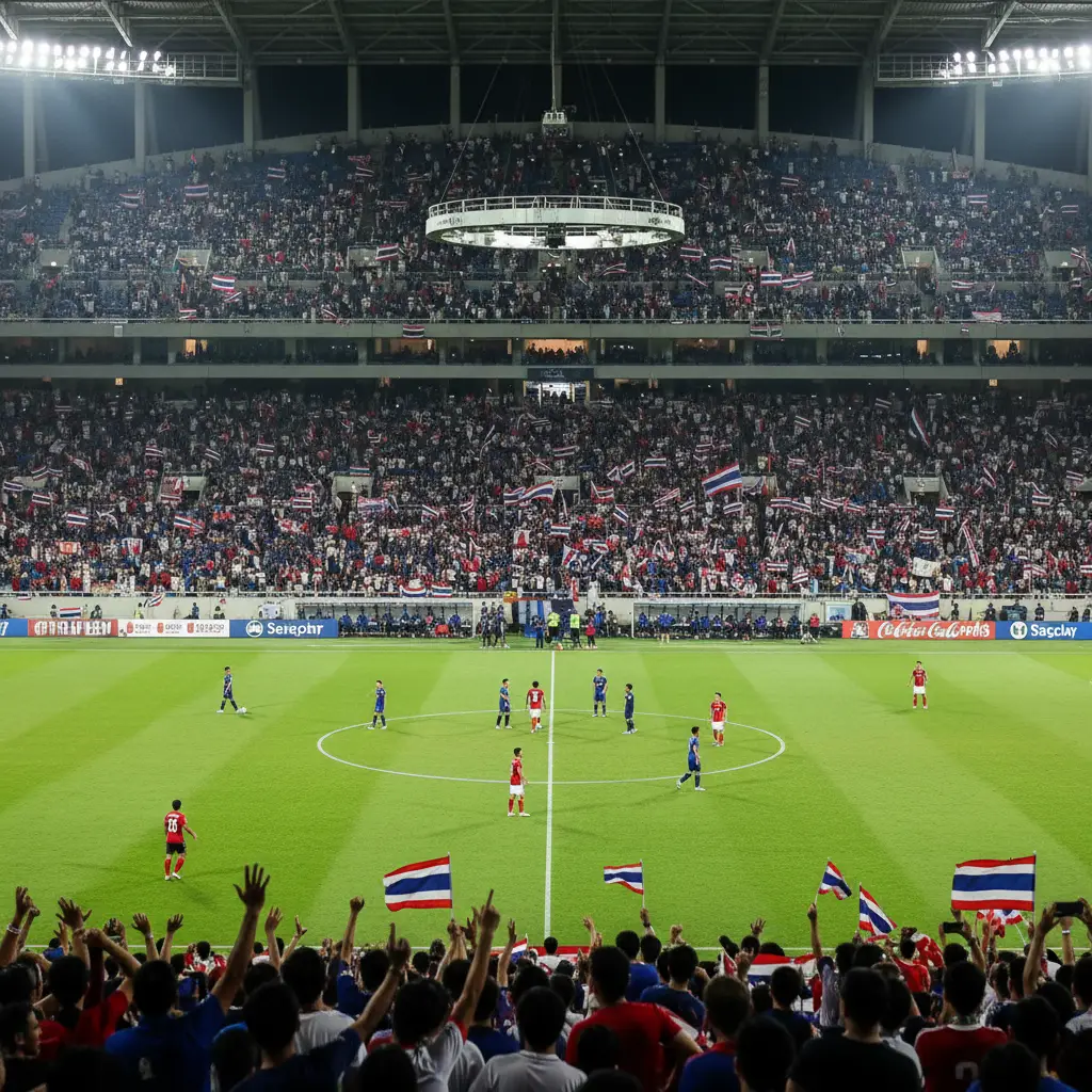 บรรยากาศการแข่งขันฟุตบอลโลกรอบคัดเลือก