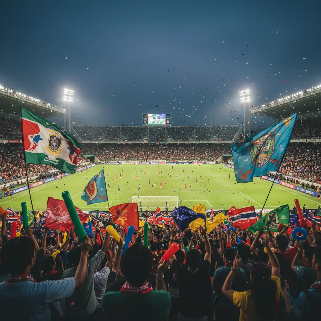 แฟนบอลในสนามไทยลีก